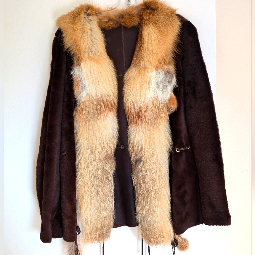 Fox Leather Coat